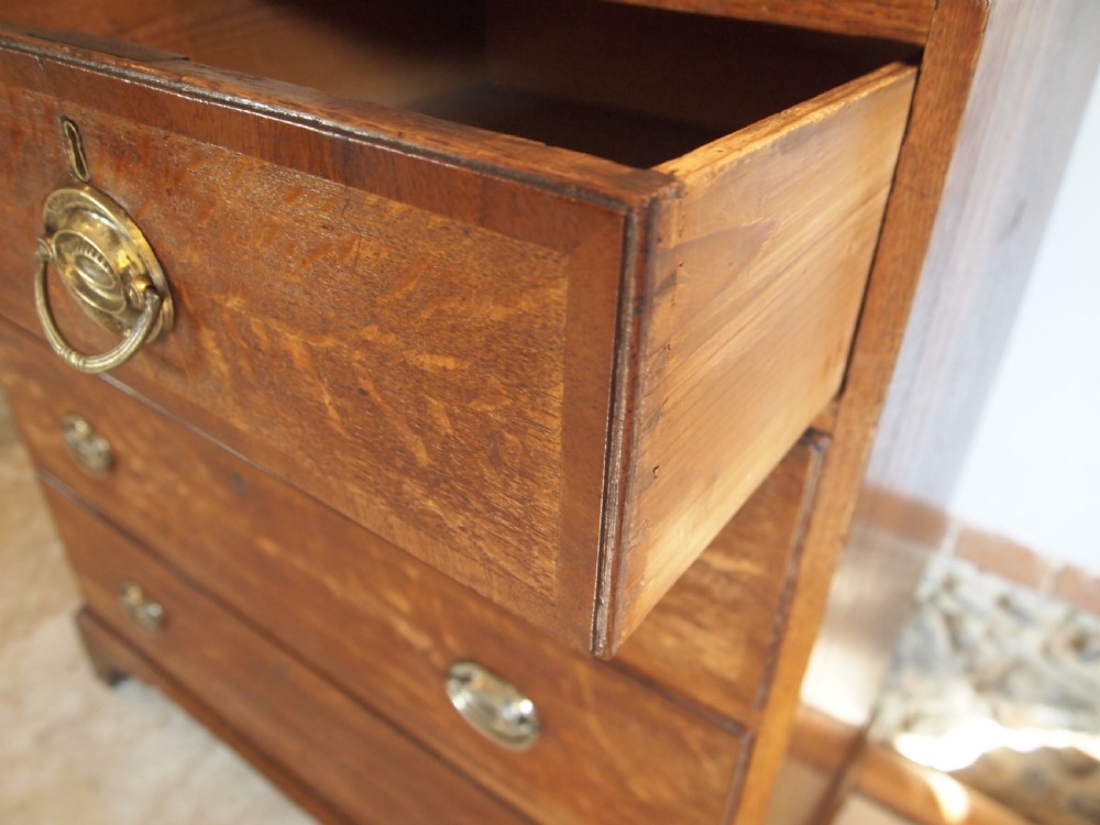 Chest of Drawers stunning George III Oak c1800 View X