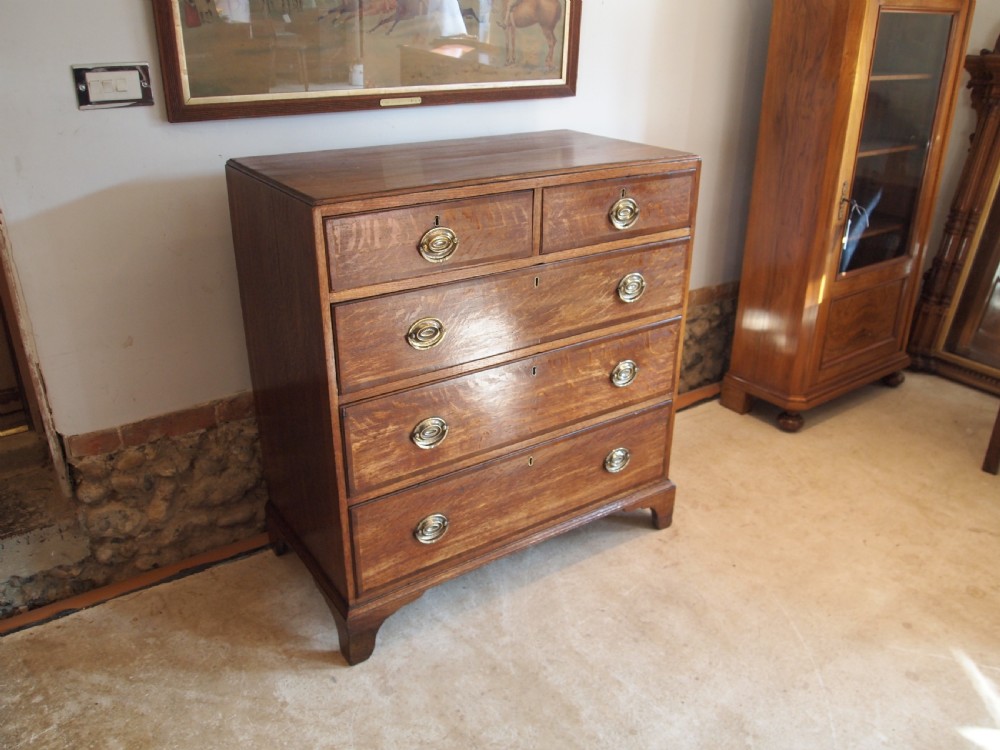 Chest of Drawers stunning George III Oak c1800 View XI