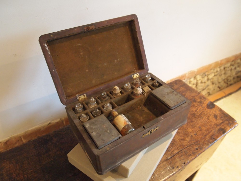 Apothecary chest rare George III untouched Mahogany c1770 View III