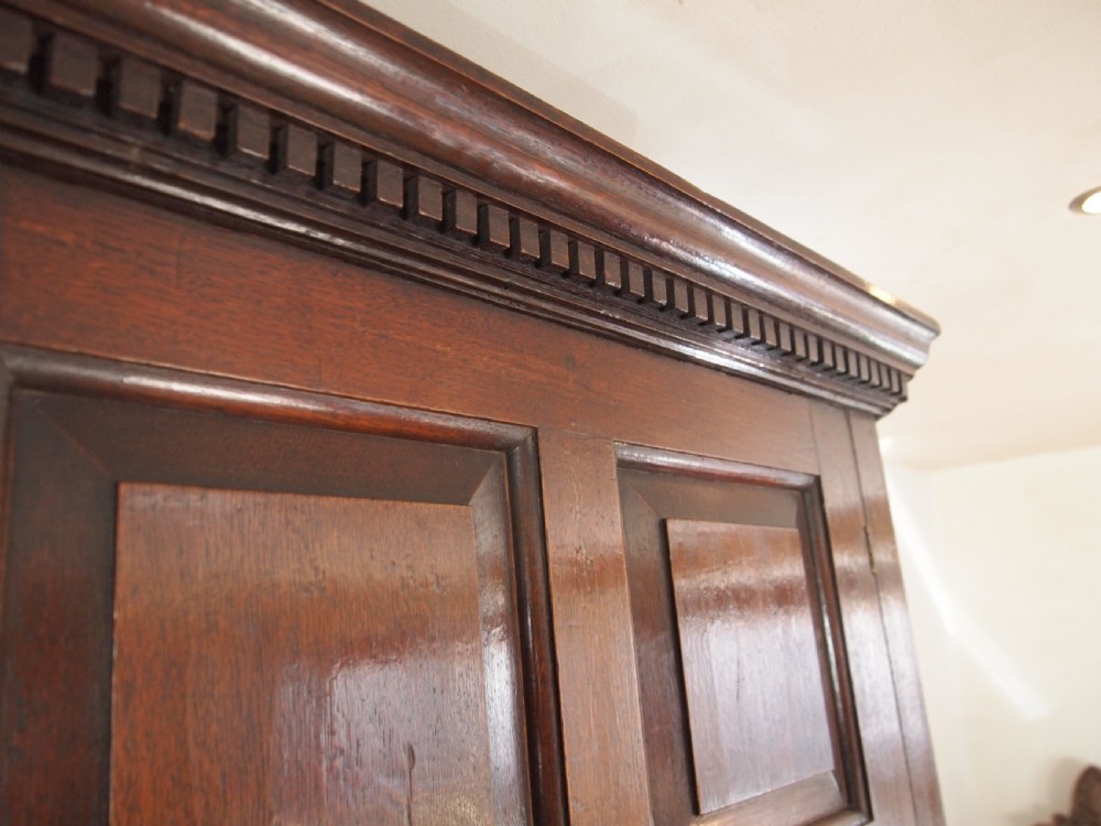 Cupboard corner George III Oak c1770 View II