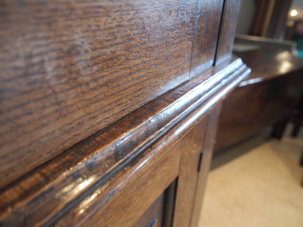 Cupboard corner George III Oak c1770 View VI