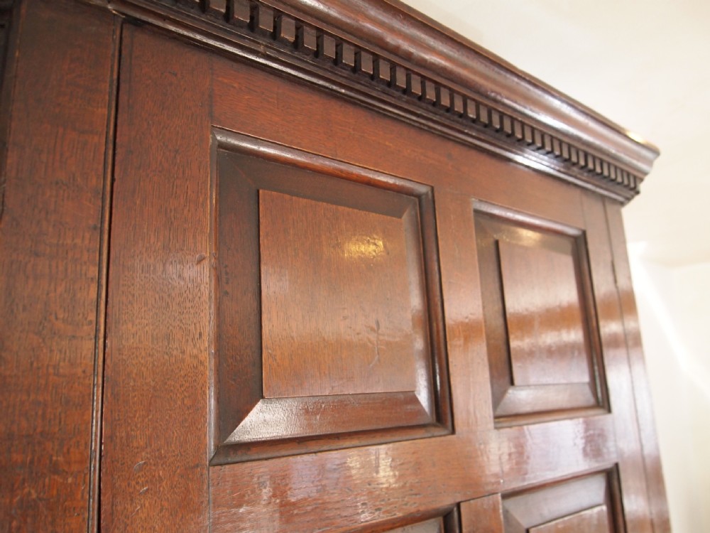 Cupboard corner George III Oak c1770 View X
