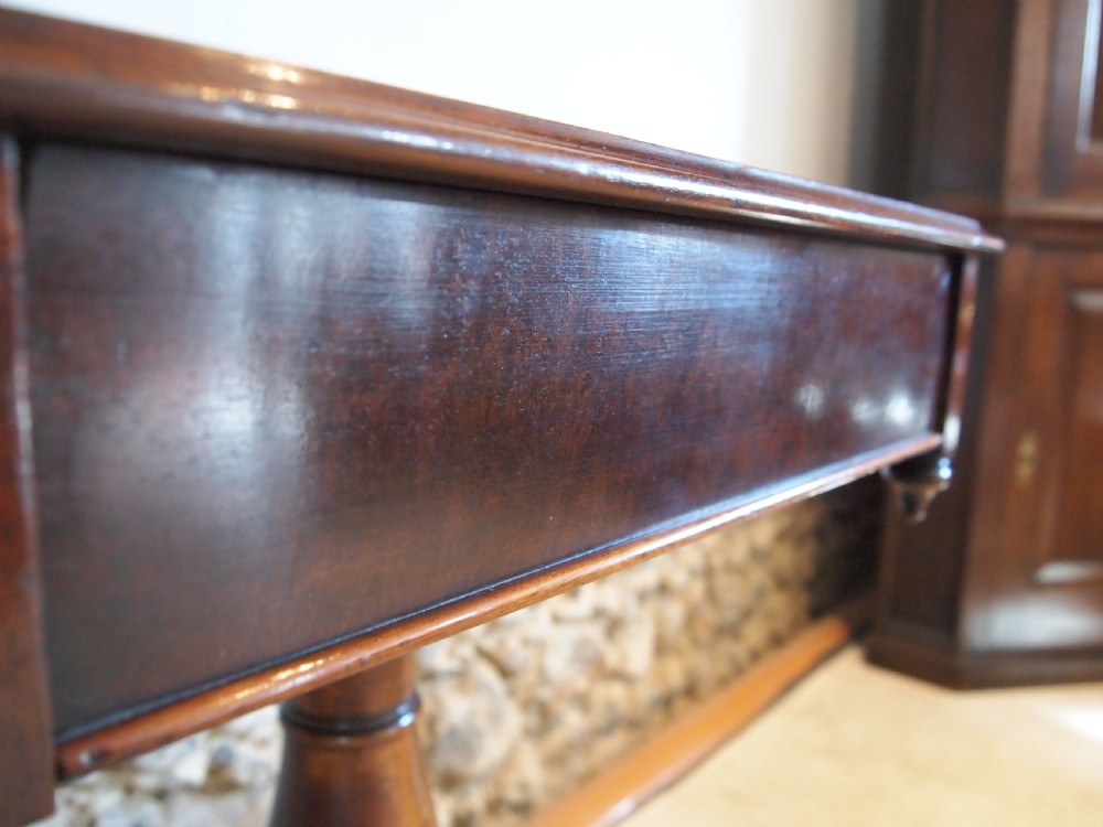 Table hall lamp side console Victorian Mahogany c1860 View III