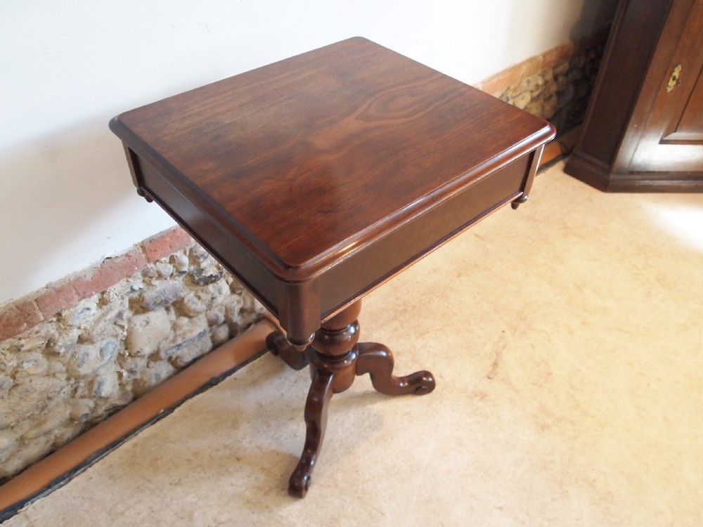 Table hall lamp side console Victorian Mahogany c1860 View IV