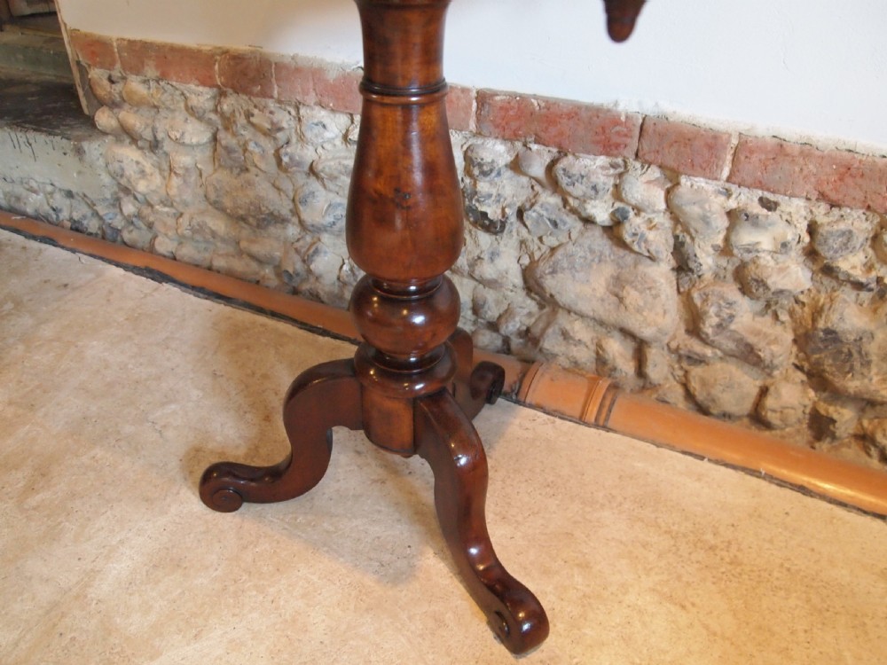 Table hall lamp side console Victorian Mahogany c1860 View VI