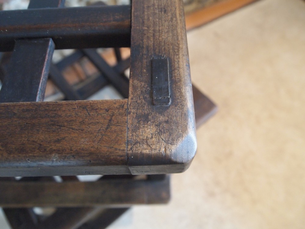 Pair of Edwardian Luggage stands or racks c1910 View II