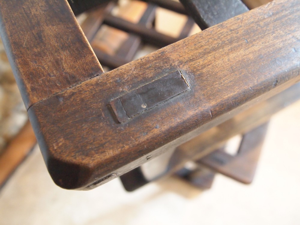 Pair of Edwardian Luggage stands or racks c1910 View VI