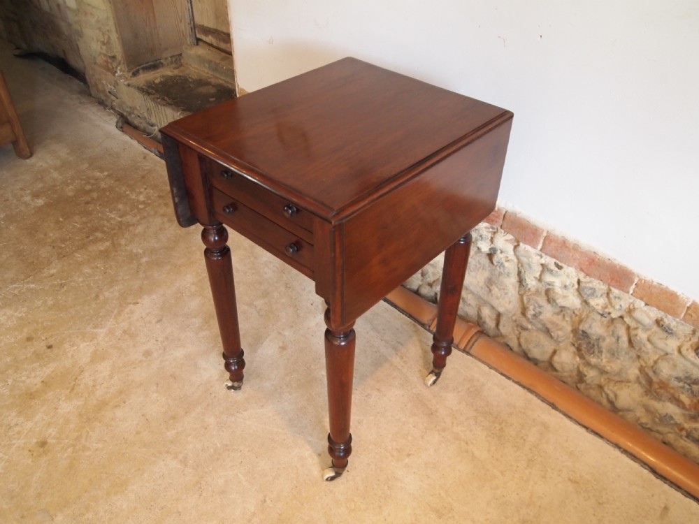 Table hall lamp console work Victorian Mahogany c1840