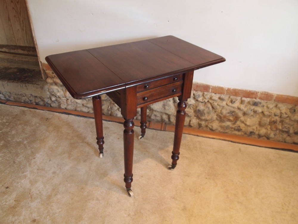 Table hall lamp console work Victorian Mahogany c1840 View VIII