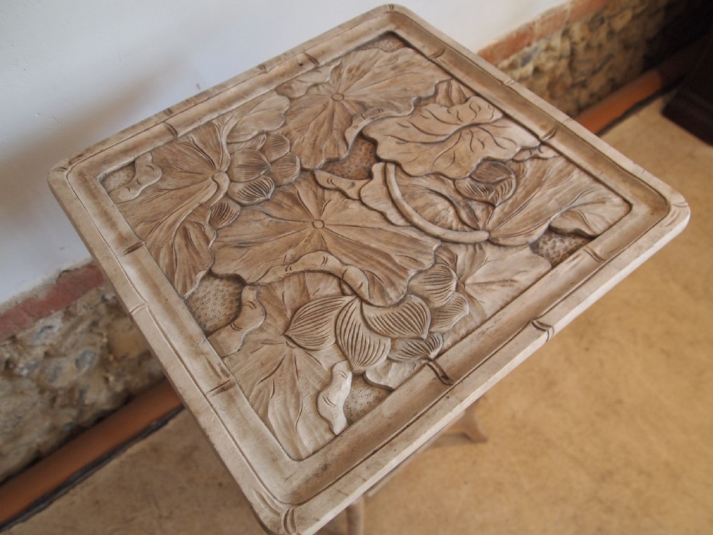 Table Liberty & Co Japanese aesthetic Beech c1913 View II