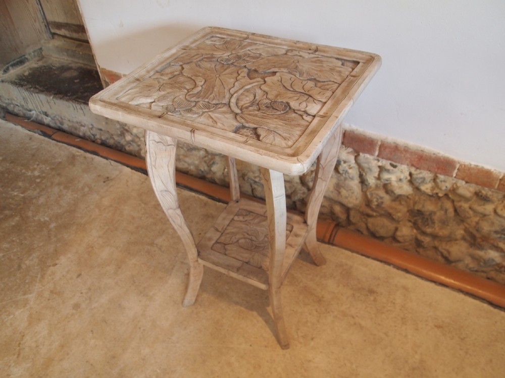 Table Liberty & Co Japanese aesthetic Beech c1913 View V