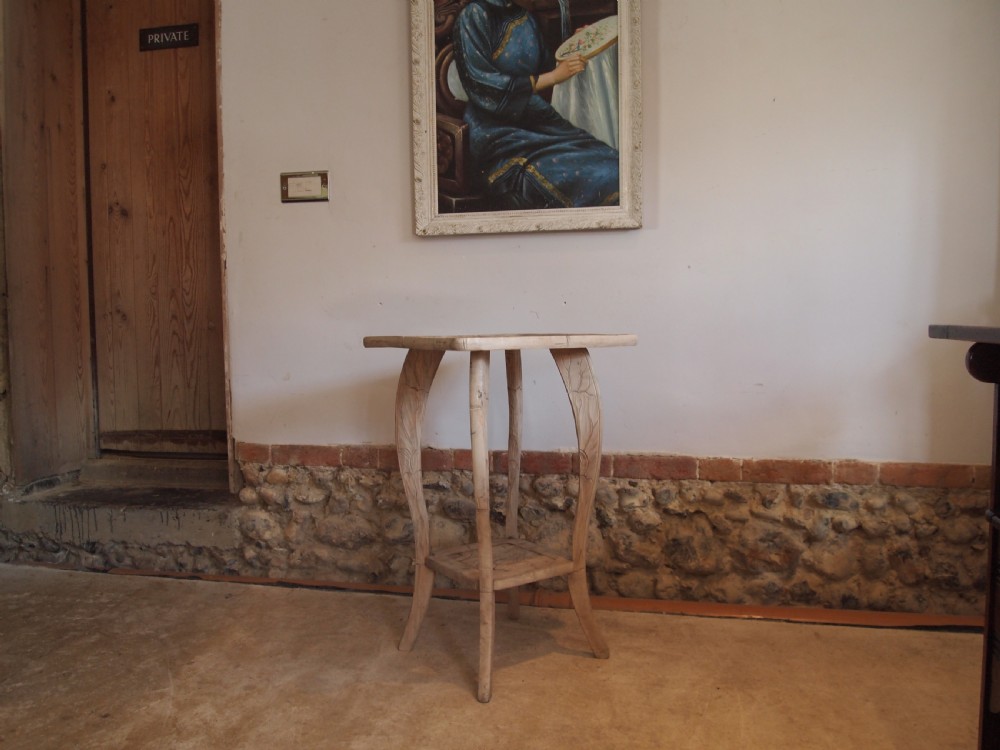 Table Liberty & Co Japanese aesthetic Beech c1913 View VI