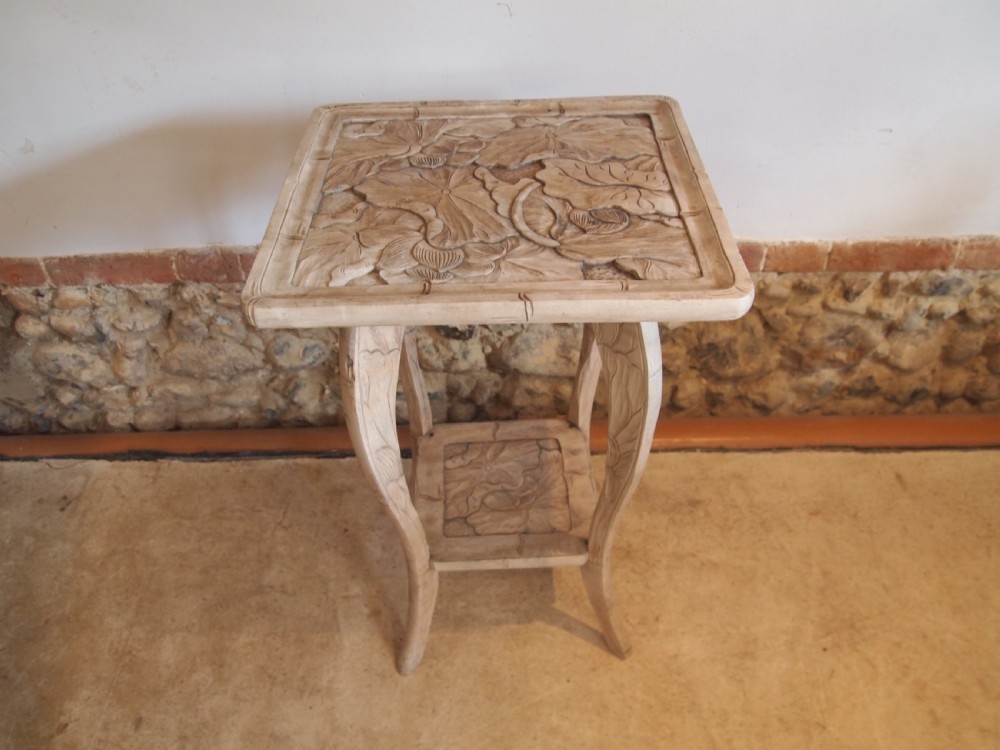 Table Liberty & Co Japanese aesthetic Beech c1913 View X