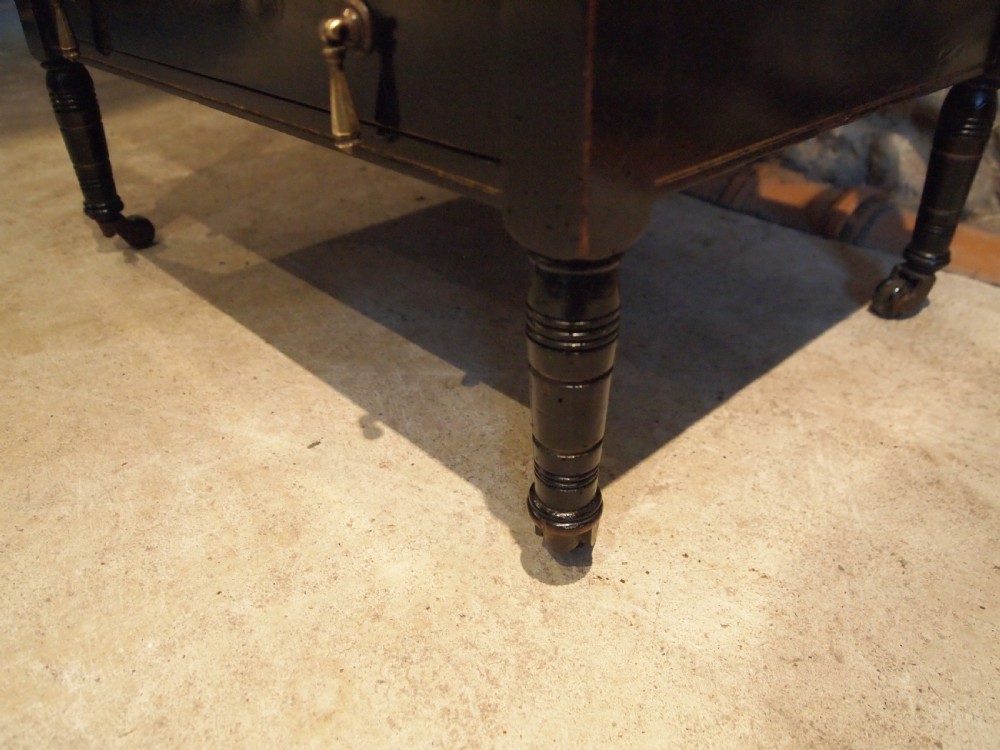 Canterbury table Victorian Mahogany ebonised c1880 View IX