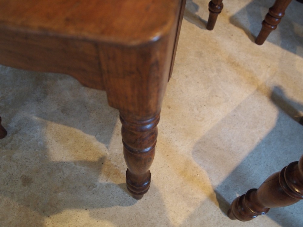 Chairs rare set of 8 Essex bar back kitchen chairs J R Bedwell Colchester c1830 View VI