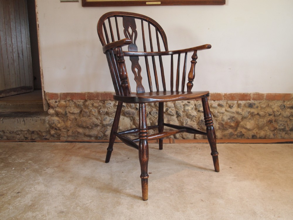 Chair Windsor Ash and Elm Early Victorian Lincolnshire c1840