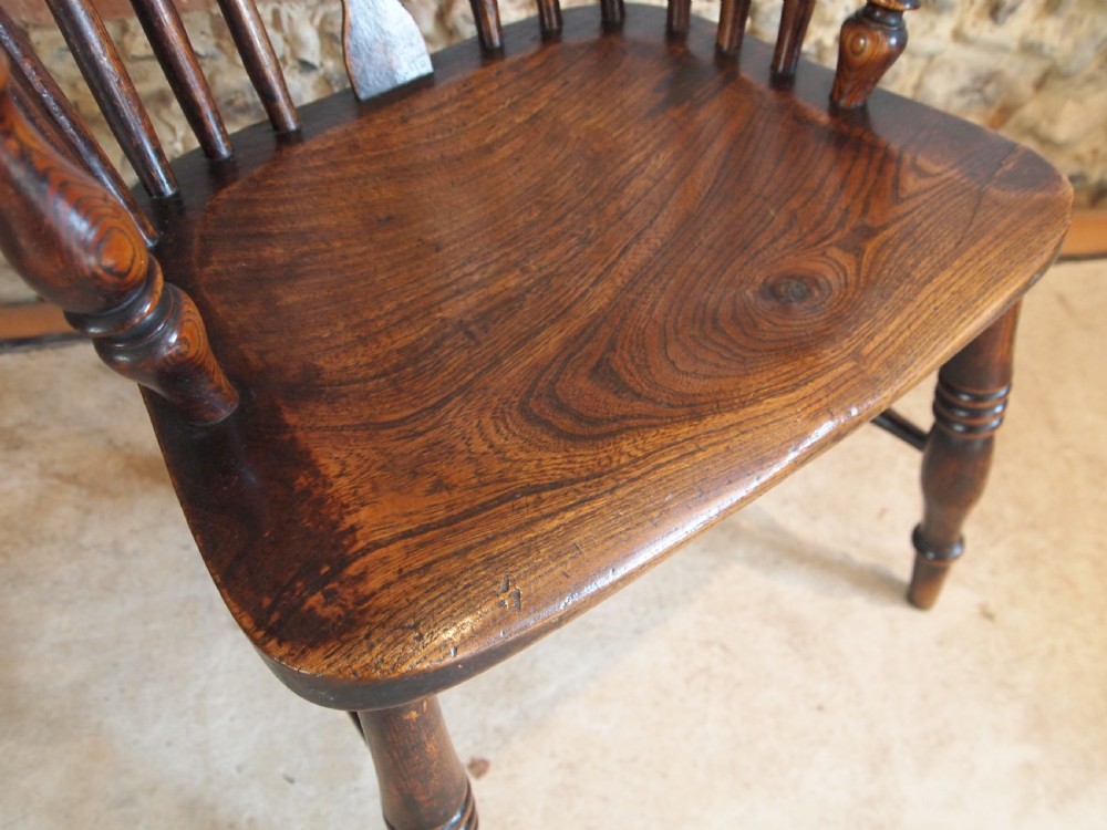 Chair Windsor Ash and Elm Early Victorian Lincolnshire c1840 View V