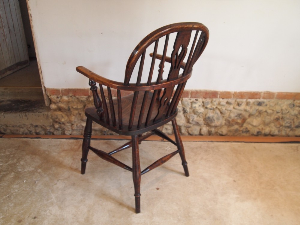 Chair Windsor Ash and Elm Early Victorian Lincolnshire c1840 View X