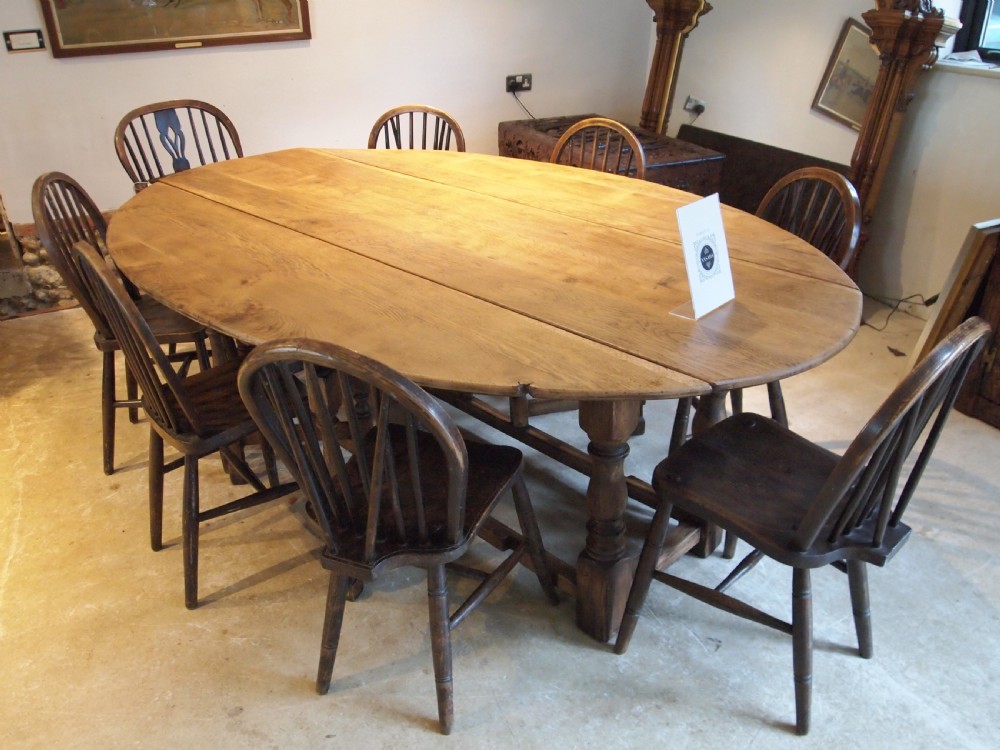 Table Oak Wake or Hunt table dining farmhouse refectory c1930