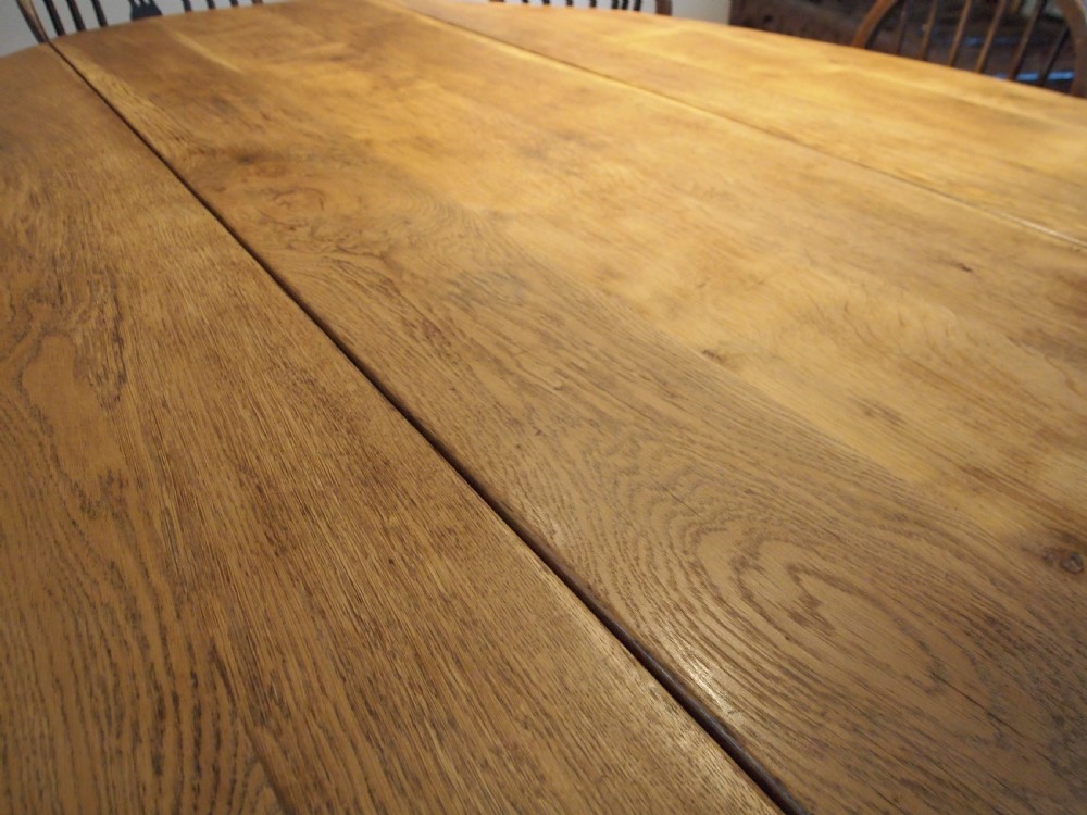 Table Oak Wake or Hunt table dining farmhouse refectory c1930 View IV