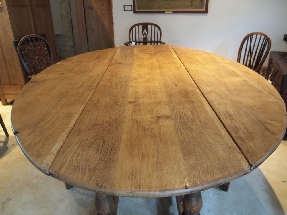 Table Oak Wake or Hunt table dining farmhouse refectory c1930 View VIII