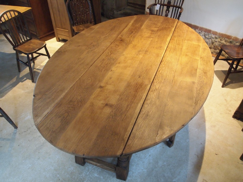 Table Oak Wake or Hunt table dining farmhouse refectory c1930 View IX