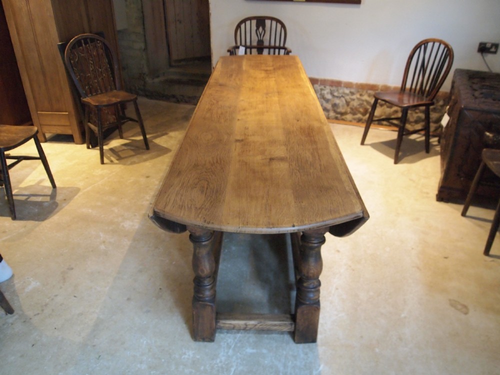 Table Oak Wake or Hunt table dining farmhouse refectory c1930 View X