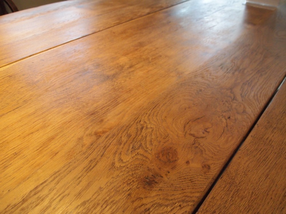Table Oak Wake or Hunt table dining farmhouse refectory c1930 View XII