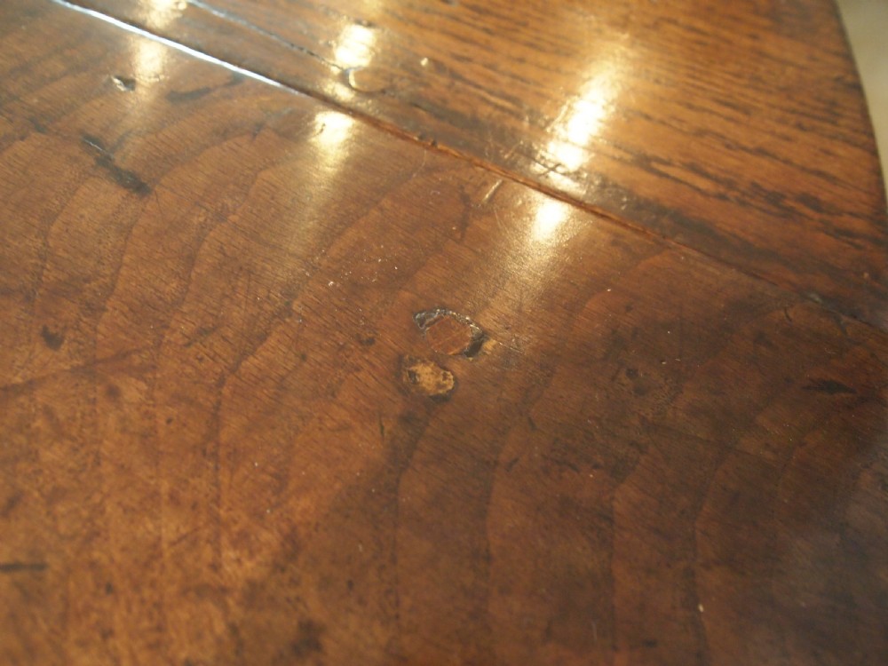 Table Queen Anne Oak gate leg dining table c1700 View VI