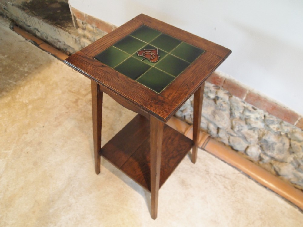 Table Arts and Crafts Liberty style Oak c1900