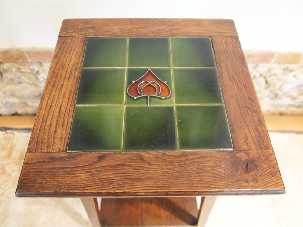 Table Arts and Crafts Liberty style Oak c1900 View III