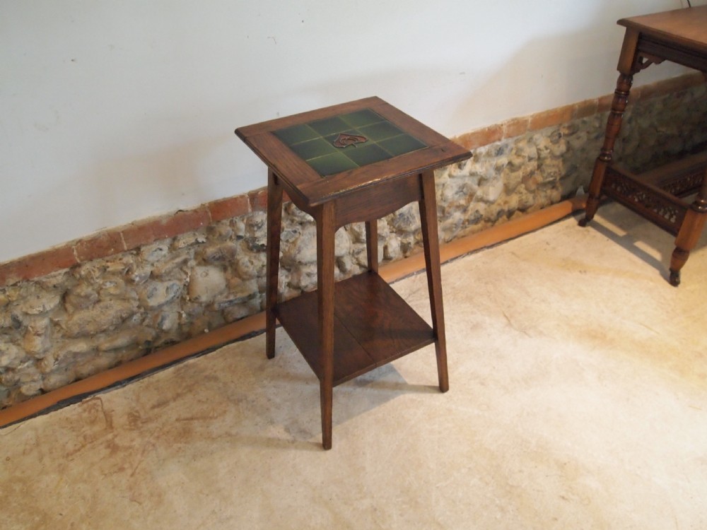 Table Arts and Crafts Liberty style Oak c1900 View IV