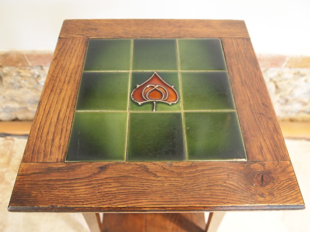 Table Arts and Crafts Liberty style Oak c1900 View VI