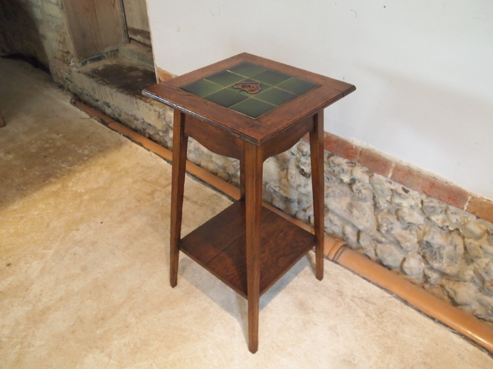 Table Arts and Crafts Liberty style Oak c1900 View VII
