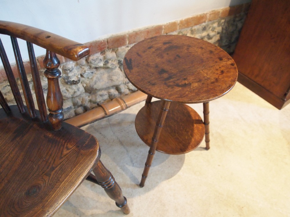 Table lamp side wine George IV Oak Regency c1820 View IV