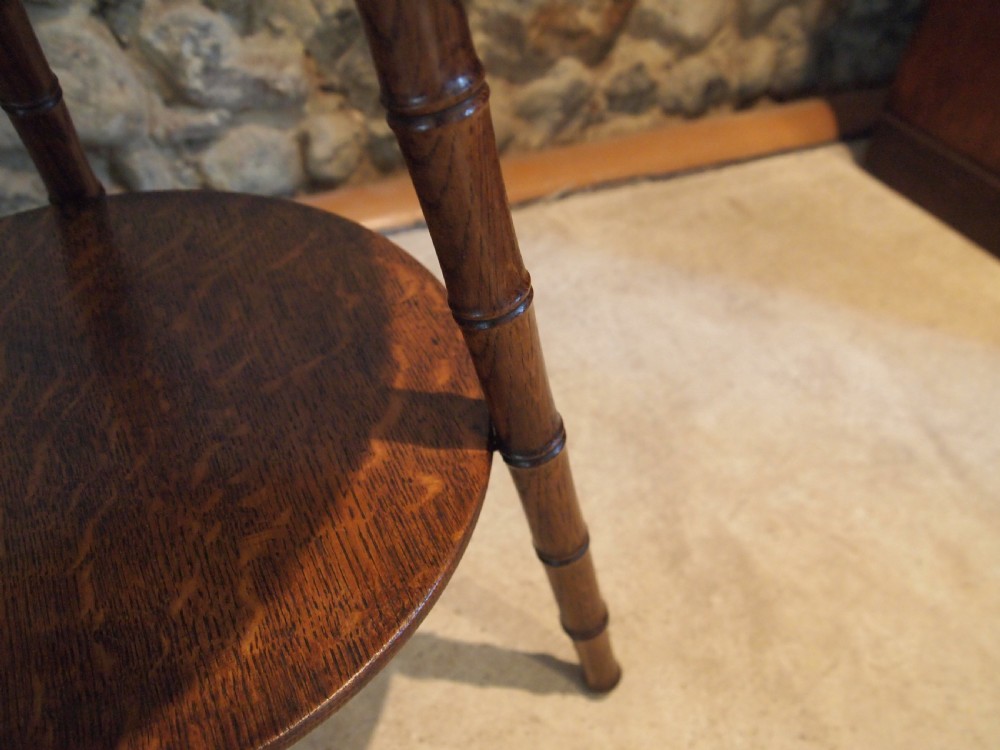 Table lamp side wine George IV Oak Regency c1820 View VI