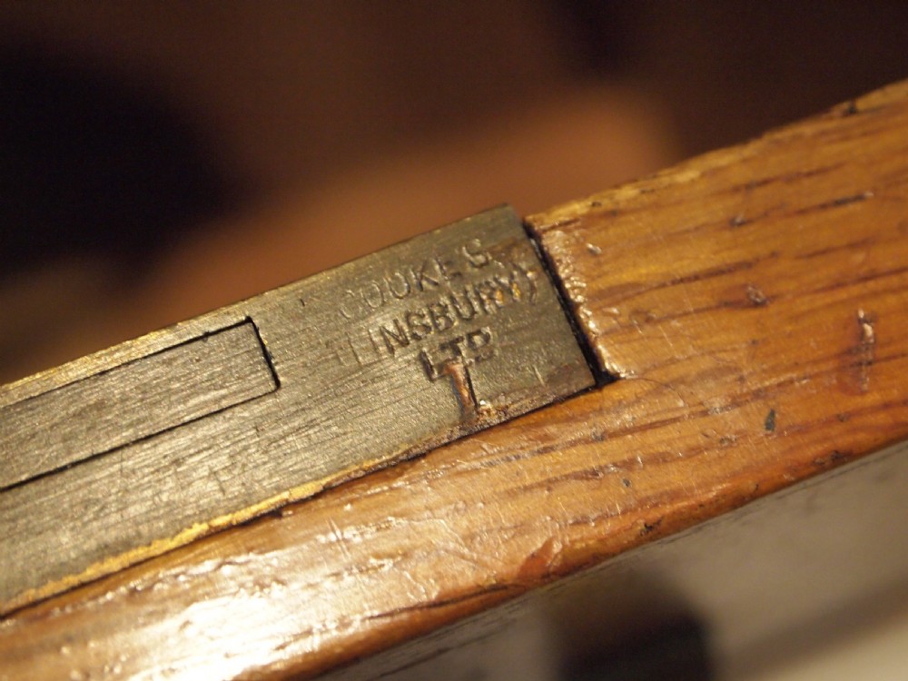 Desk Art Deco Oak Cookes of Finsbury London c1920 View VII