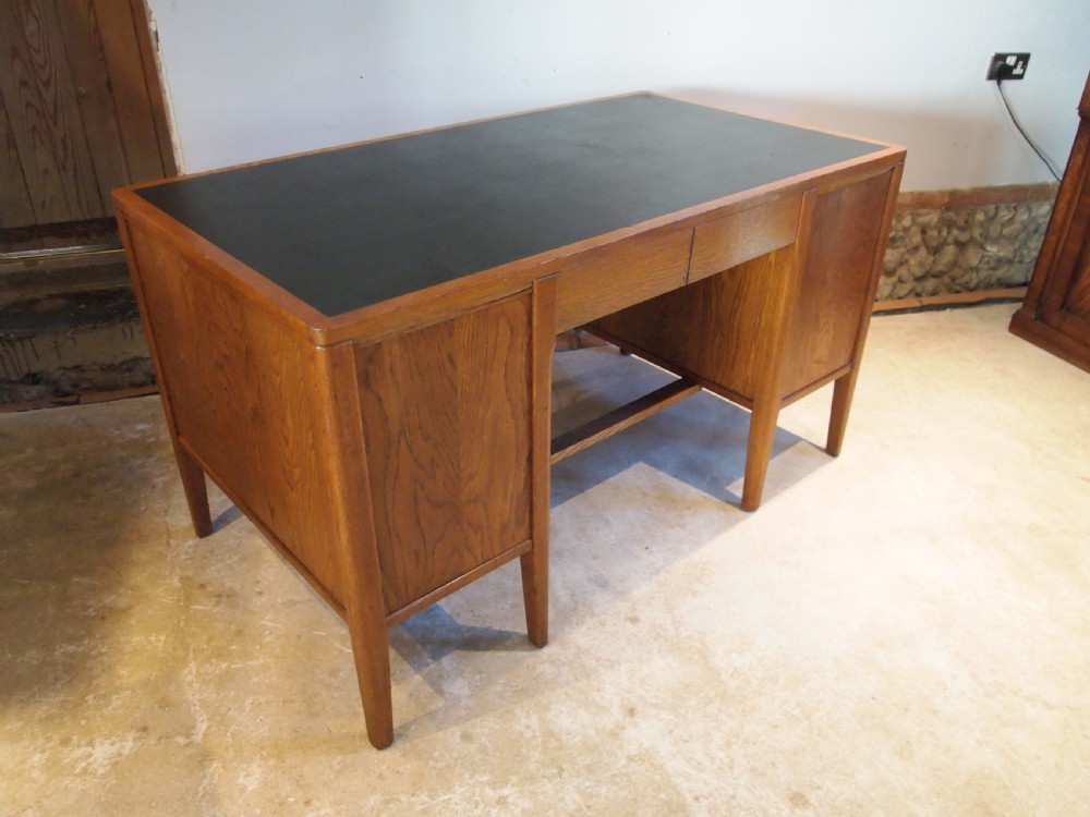 Desk Art Deco Oak Cookes of Finsbury London c1920 View VIII