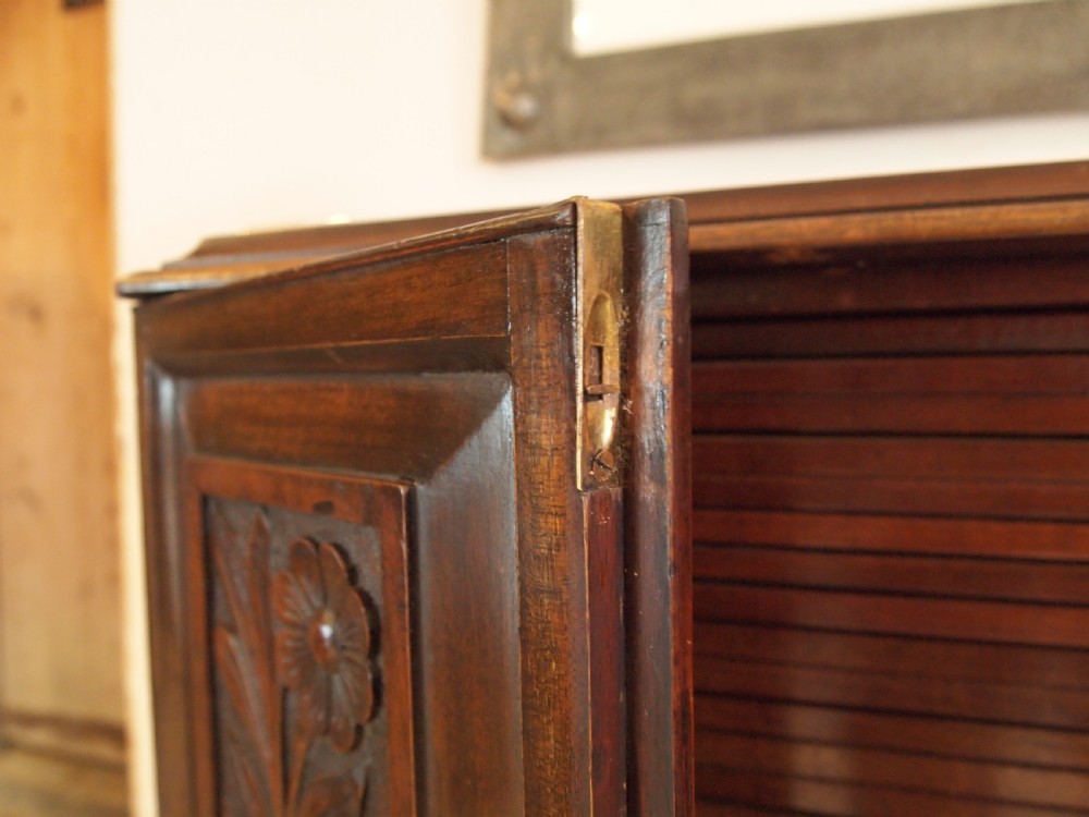 Coin or medal collectors cabinet rare Victorian Mahogany c1880 View X