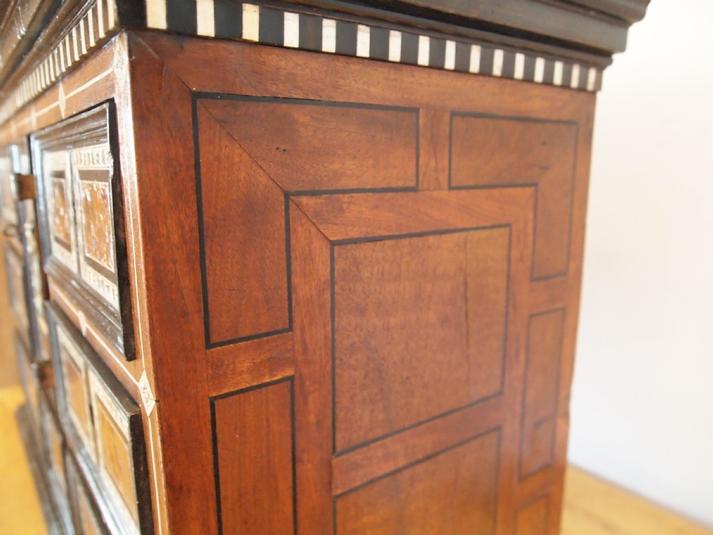 Cabinet stunning Indo Portuguese chest of drawers c1780 View IV
