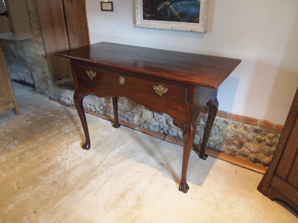 Dresser hall table George II Oak c1740