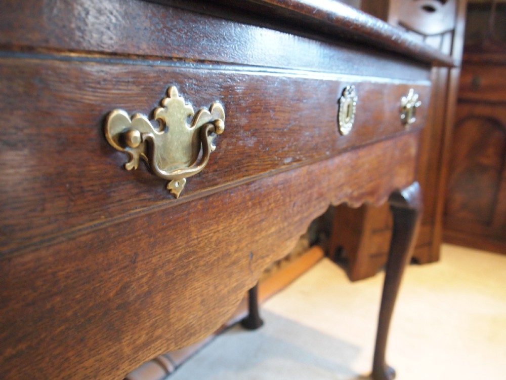 Dresser hall table George II Oak c1740 View IV
