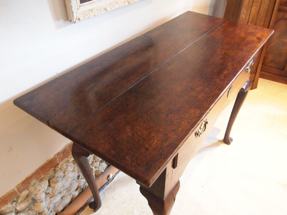 Dresser hall table George II Oak c1740 View X