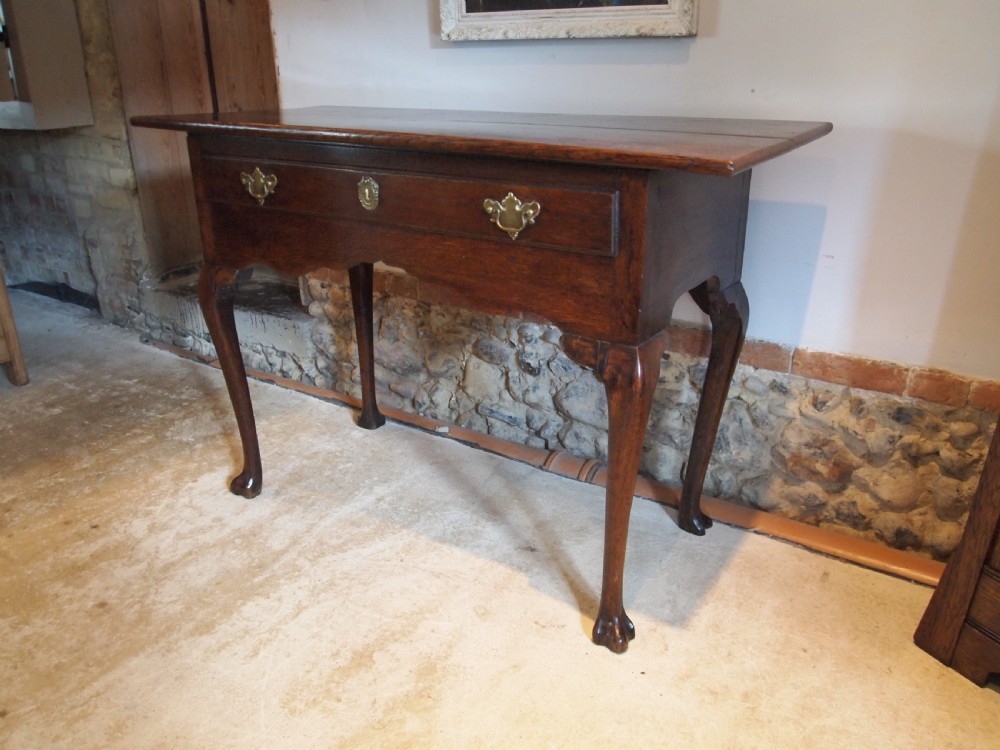 Dresser hall table George II Oak c1740 View XVI