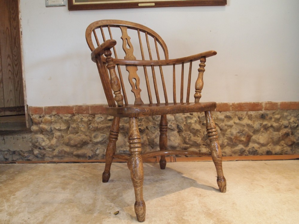 Chair George IV Windsor Ash and Elm armchair c1825