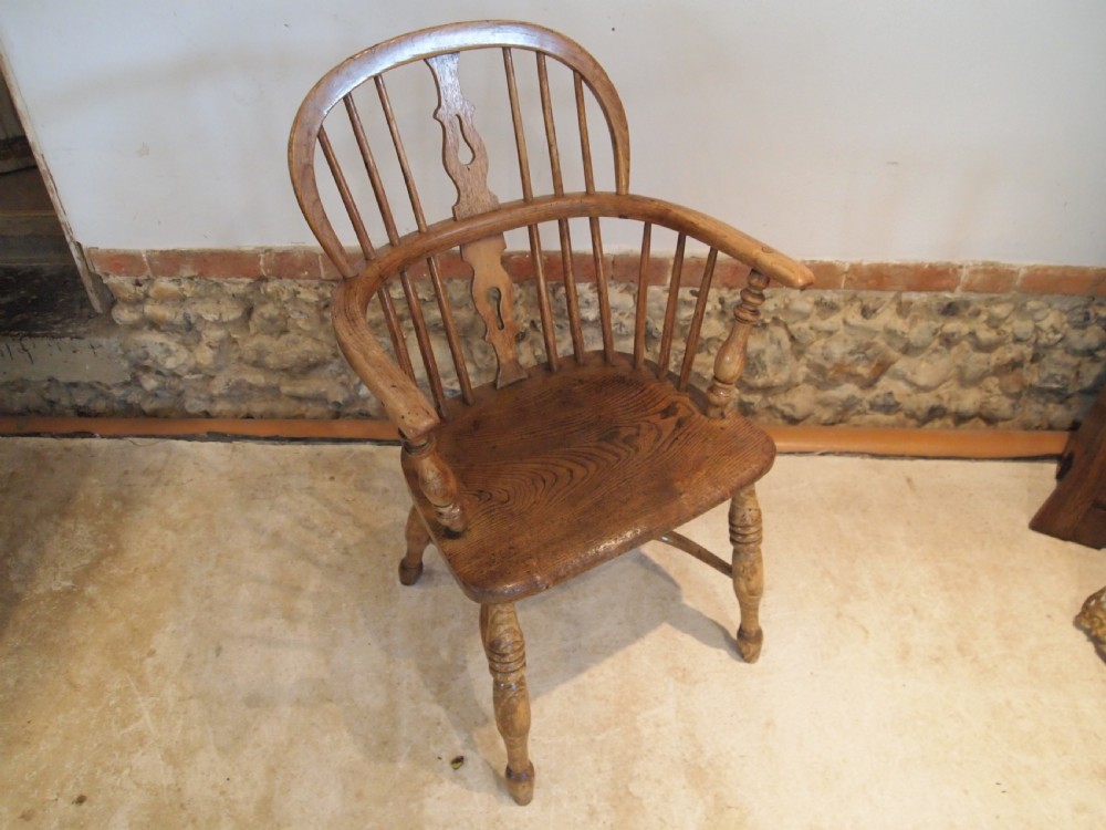 Chair George IV Windsor Ash and Elm armchair c1825 View V