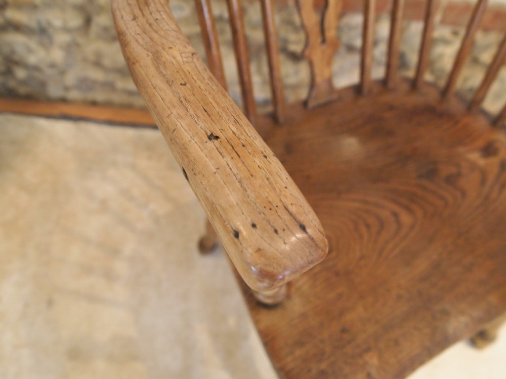 Chair George IV Windsor Ash and Elm armchair c1825 View IX