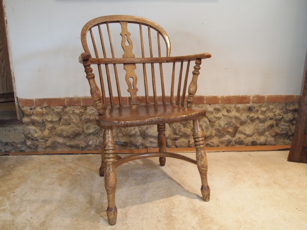 Chair George IV Windsor Ash and Elm armchair c1825 View X