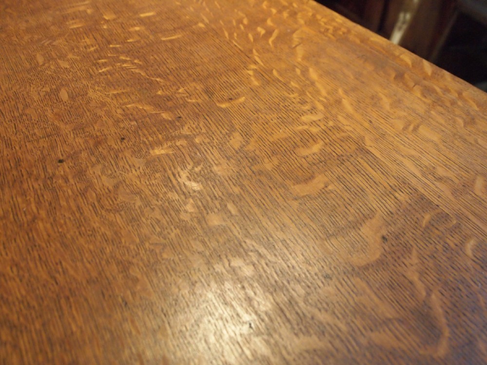 Table stunning Arts and Crafts Oak refectory dining farmhouse c1900 View XII