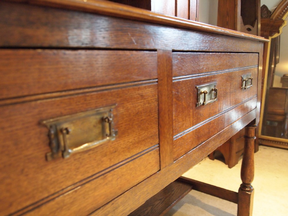 Dresser Fine Arts and Crafts Oak Wolfe and Hollander c1910 View III